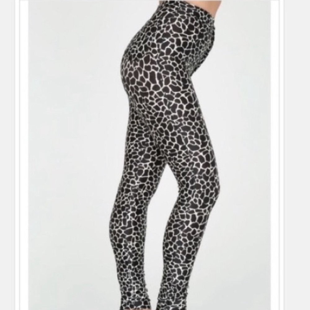 American Apparel Disco Pants - Giraffe Print